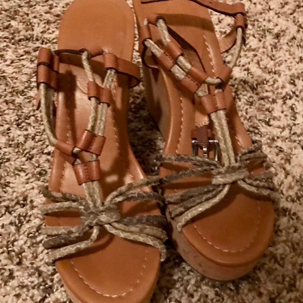 Authentic Coach Wedges-SIZE 6: Gently used